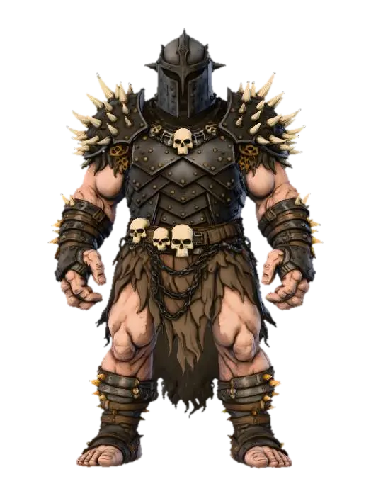 3D model for Dark Spiked Warrior
