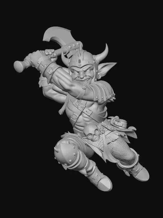 3D model for Orc Berserker