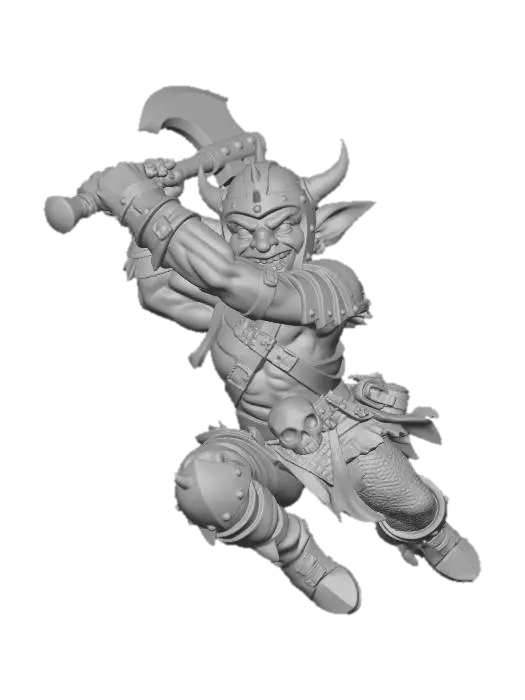 3D model for Orc Berserker