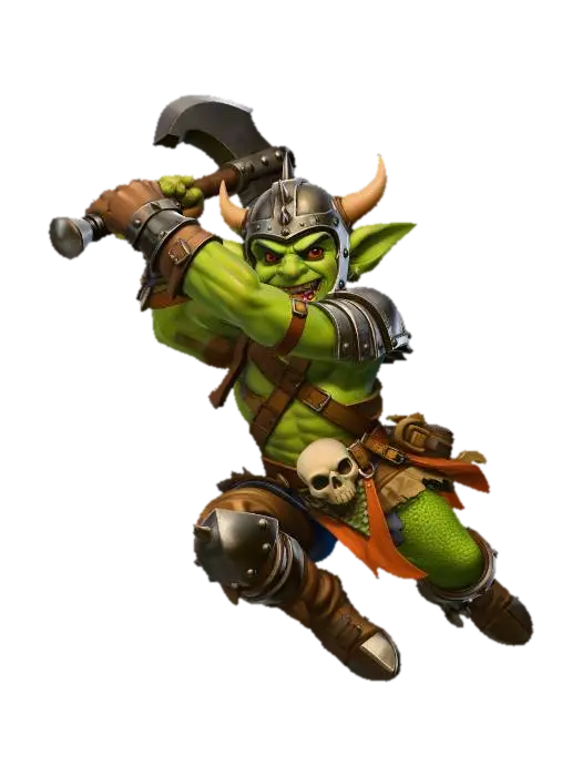 3D model for Orc Berserker