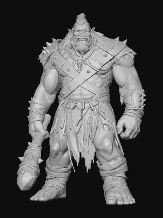 3D model for Cyclopean Warlord