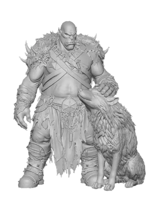3D model for Warlord and Wolf