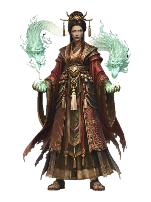 Empress of the Twin Dragons - Twoheaded AI 생성 3D 모델