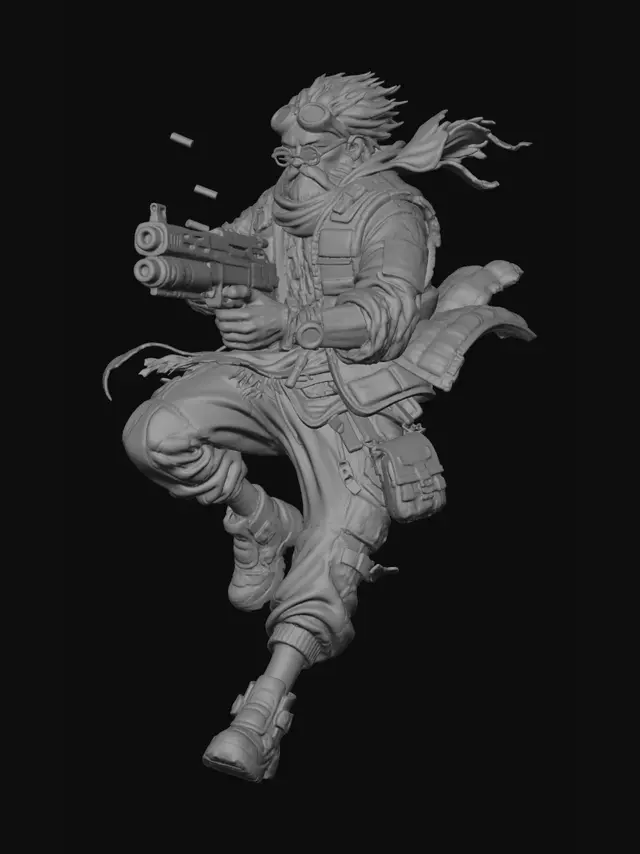 3D model for Neon Gunner