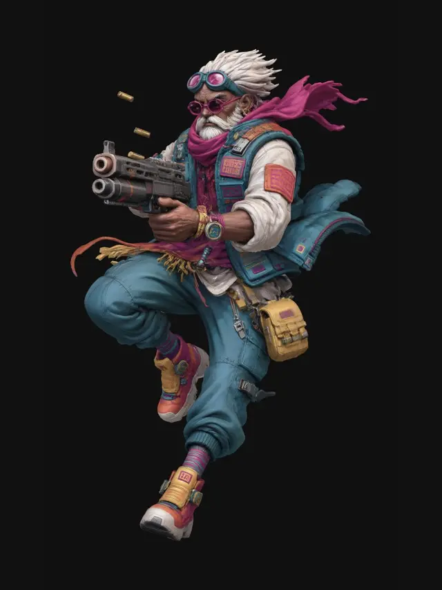 3D model for Neon Gunner