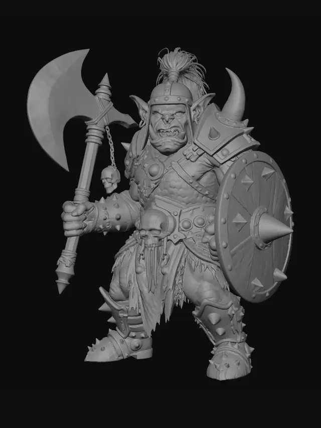 3D model for Ironskull Warlord