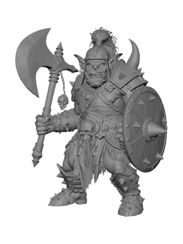 3D model for Ironskull Warlord