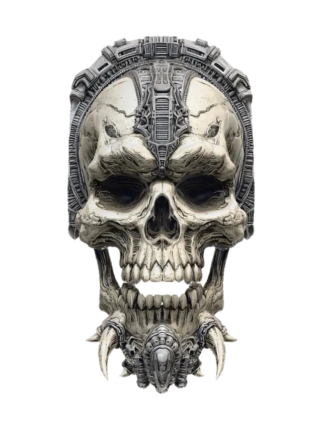 The Iron Skull - Dangerous 3D model, vytvořený pomocí AI