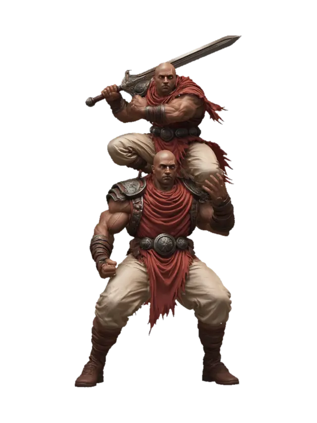 Crimson Vanguard - Guild 3D model, vytvořený pomocí AI