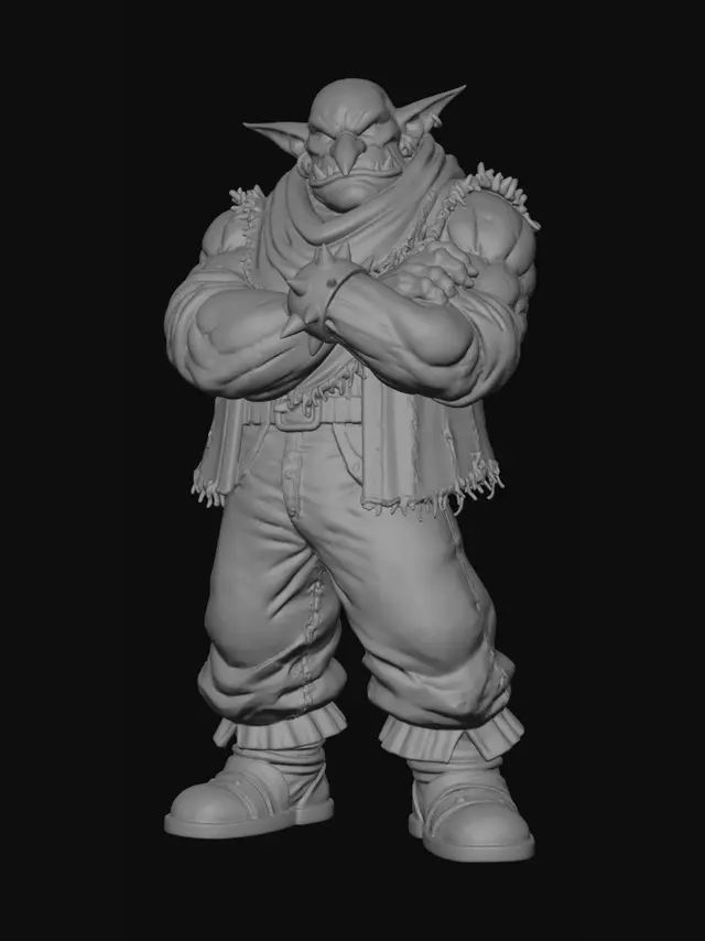 3D model for Orc in Denim