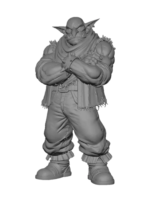 3D model for Orc in Denim