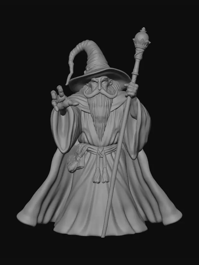 3D model for Wandering Wizard