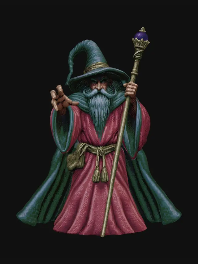 3D model for Wandering Wizard
