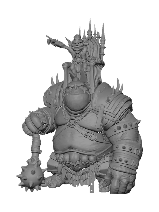 3D model for Goblin on the Ogre Throne