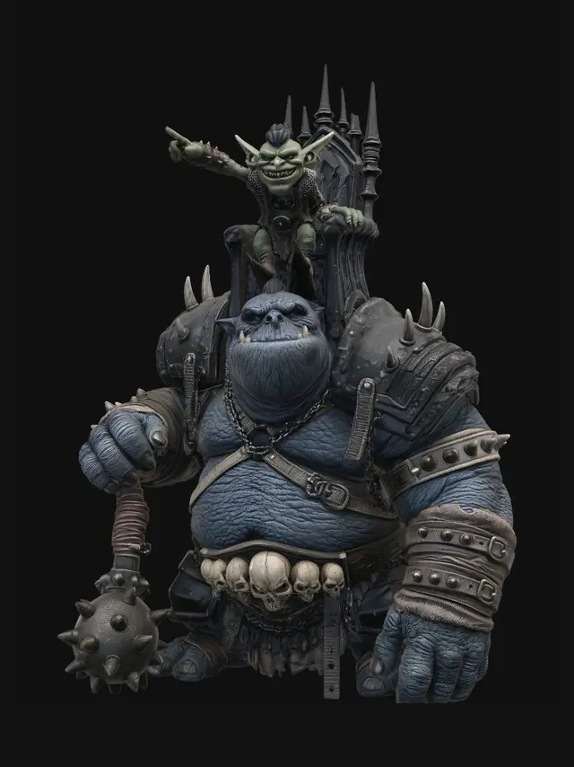 3D model for Goblin on the Ogre Throne