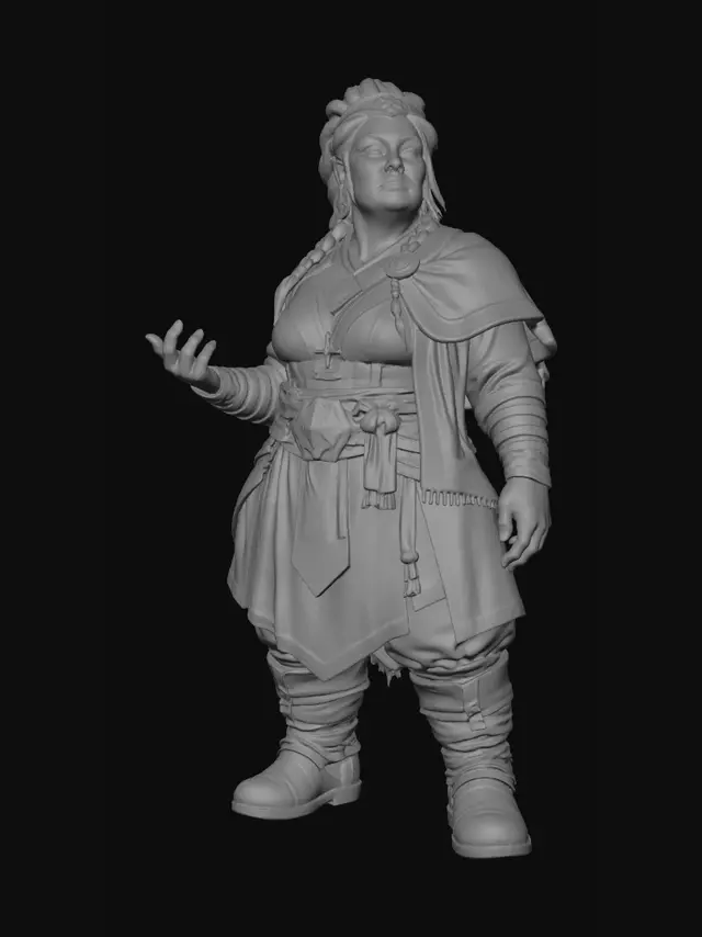 3D model for Stonebound Shieldmaiden