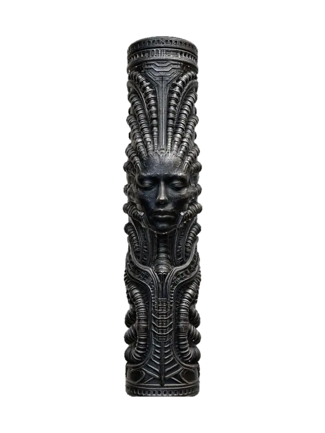 Empress of Circuits - Cybernetics 3D model, vytvořený pomocí AI