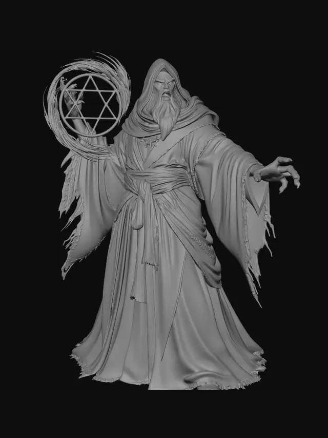 3D model for Flamebound Star Wizard