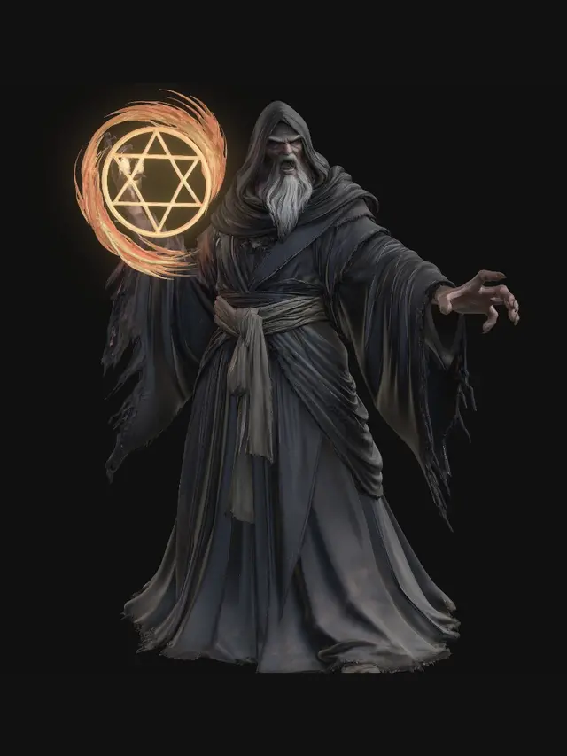 3D model for Flamebound Star Wizard