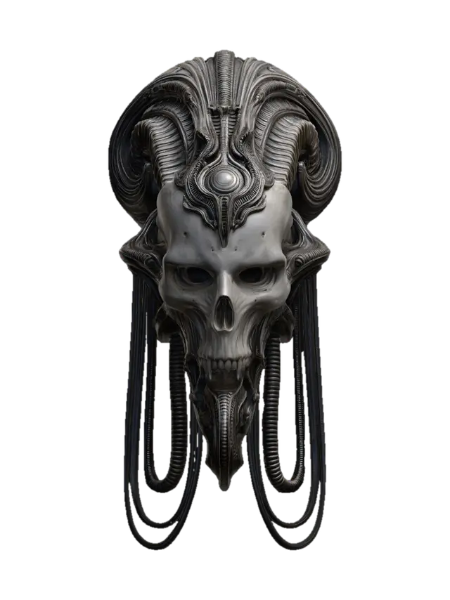 Crown of Steel and Bone - Headwear 3D model, vytvořený pomocí AI