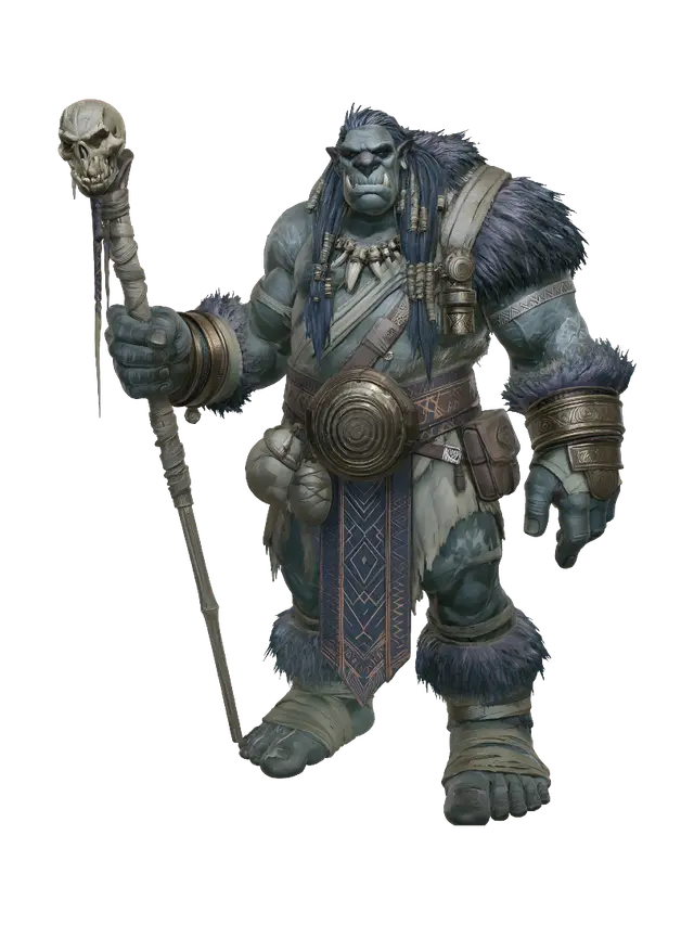 Skullstaff Warlord - Mace 3D model, vytvořený pomocí AI