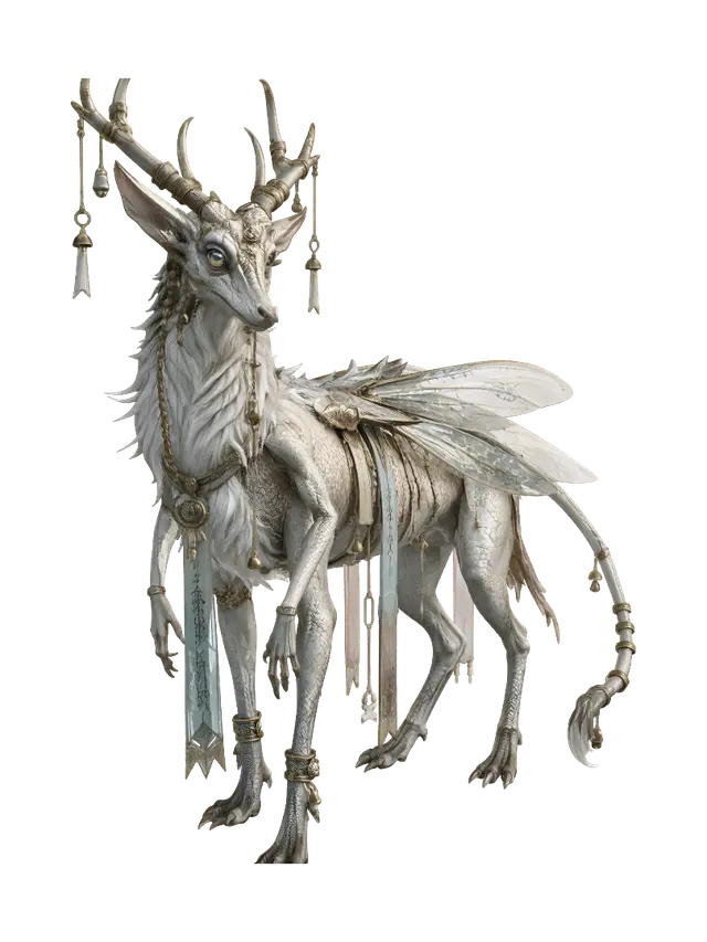 3D model for Auric Winged Stag