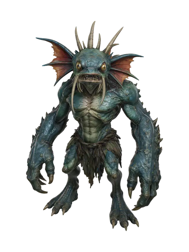 3D model for Azure Leviathan of the Coral Depths