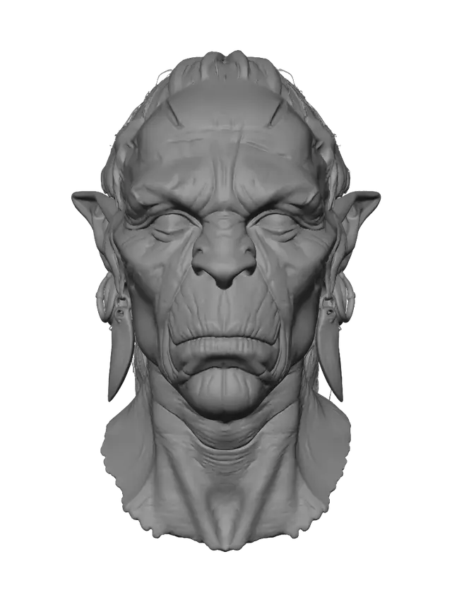3D model for Scarred Elder of the North