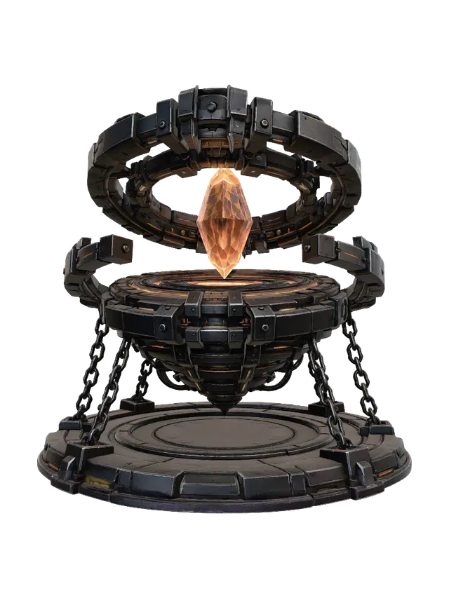 3D model for Ember Crystal in the Ring of Steel