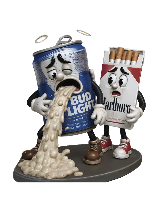 Bad Habits - Album 3D model, vytvořený pomocí AI