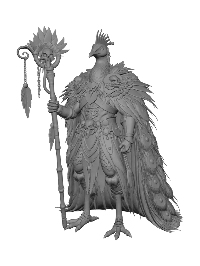 3D model for Skullfeather Warlord
