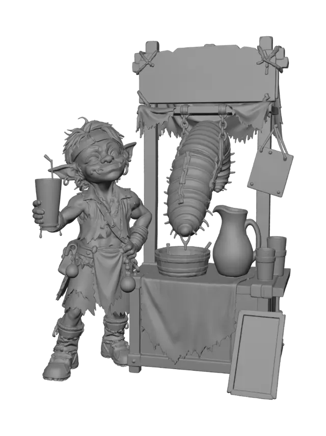 3D model for Orgy's Fresh Squeeze Insect Milk Stand