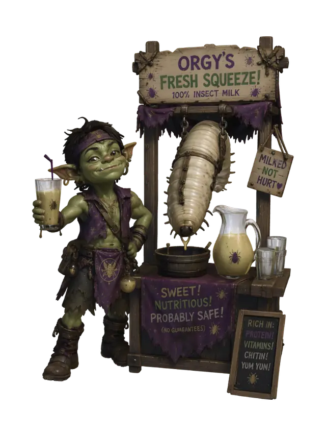 3D model for Orgy's Fresh Squeeze Insect Milk Stand