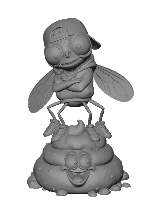 3D model for Fly Life on the Poop Pyramid