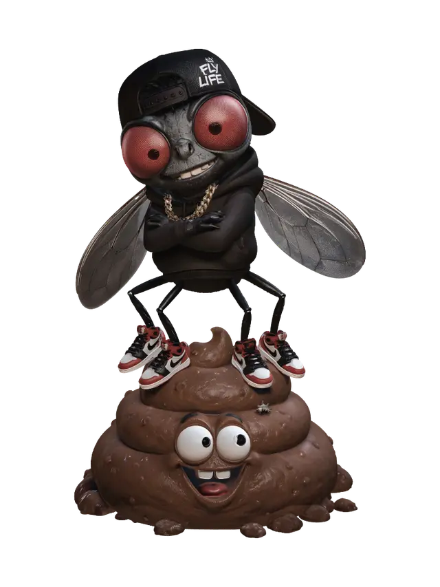 3D model for Fly Life on the Poop Pyramid