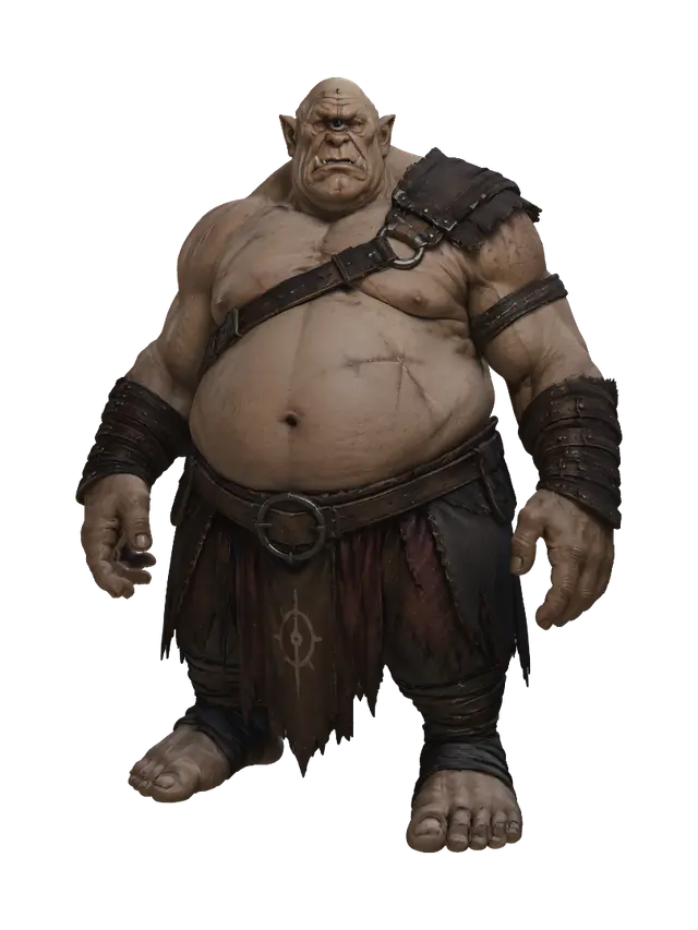 3D model for Ironbound Ogre