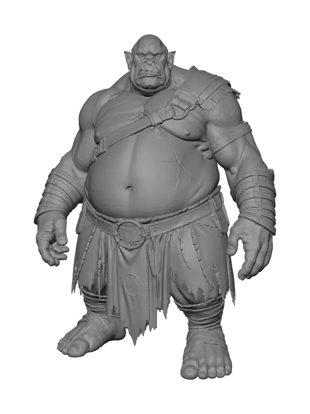 3D model for Ironbound Ogre