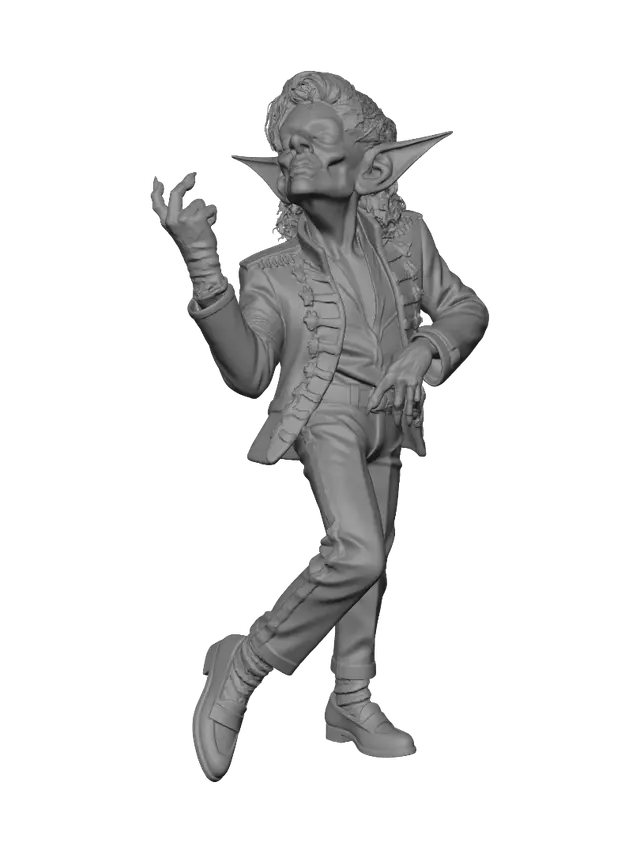 3D model for Disco Goblin Rockstar
