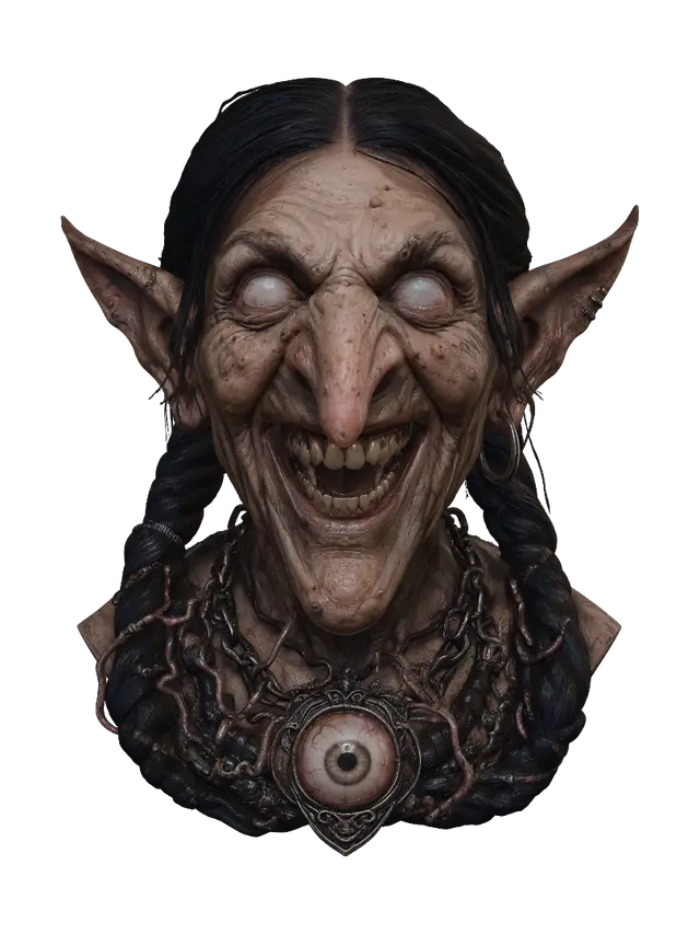 3D model for The Laughing Hag