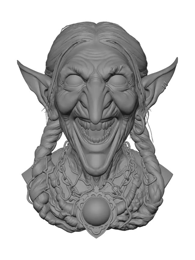 3D model for The Laughing Hag