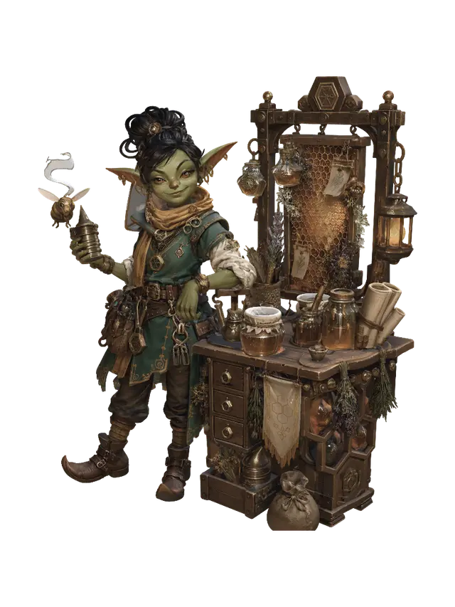 3D model for Honeycomb Alchemist