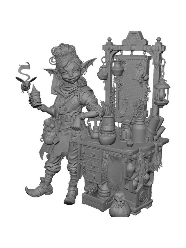 3D model for Honeycomb Alchemist