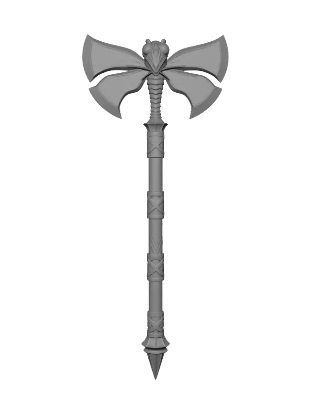 3D model for Dragonfly War Axe