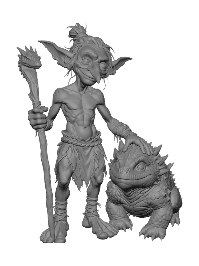 3D model for Goblin Dragonkeeper