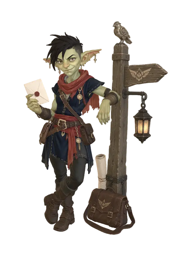 3D model for Goblin Messenger at Twilight