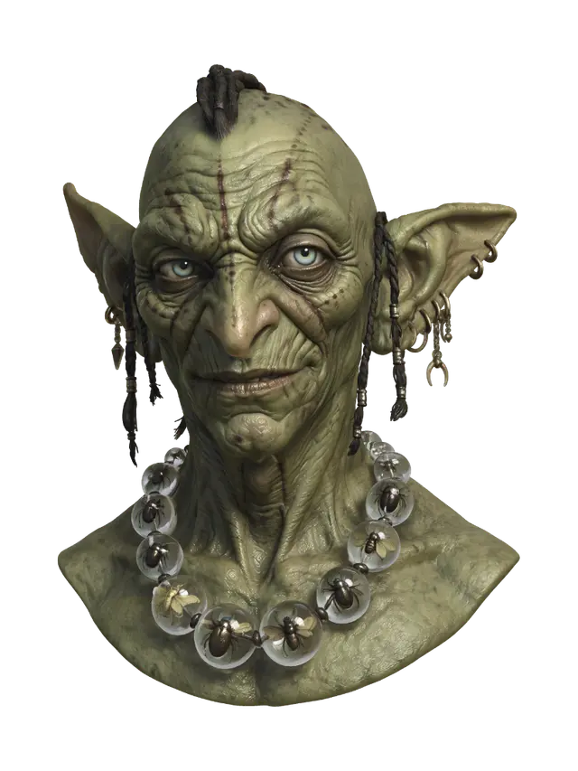 The Insect Shaman 3D model, vytvořený pomocí AI