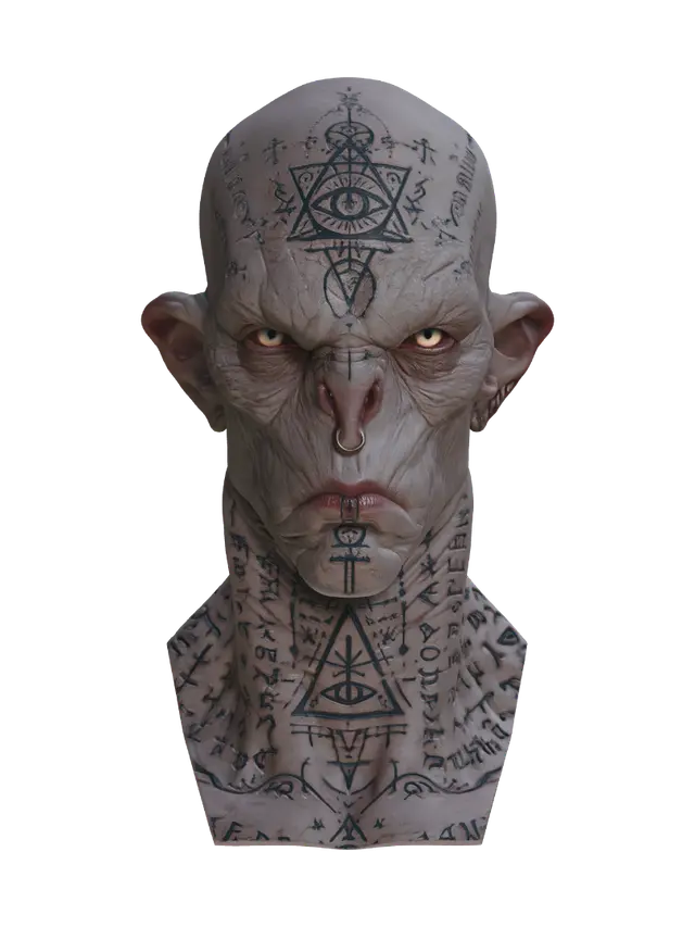 Nareth - Robe 3D model, vytvořený pomocí AI
