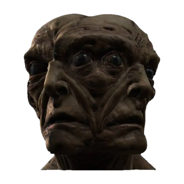 tripo_pbr_model_d2b5d634-9f86-4242-abb5-460e2deb1807 - Facial 3D model, vytvořený pomocí AI