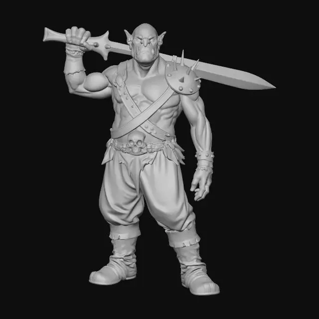 3D model for Orc Warrior