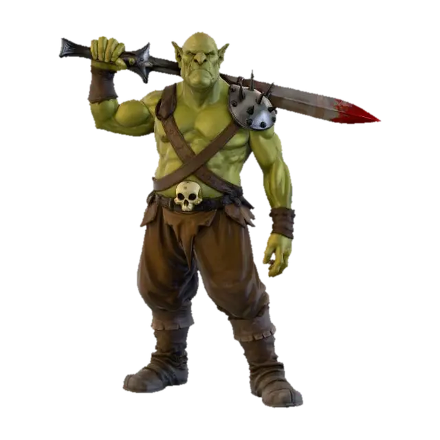 3D model for Orc Warrior